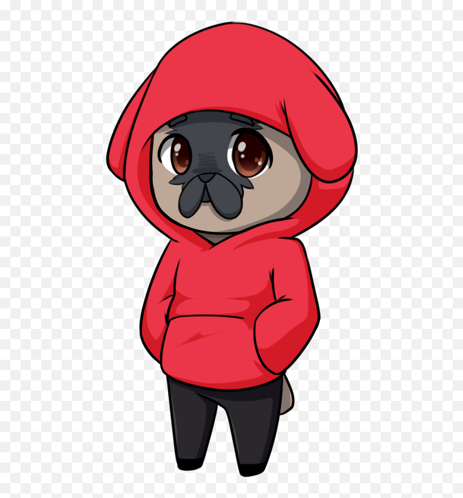 Pug Drawing Anime - Anime Pug Drawing Easy Emoji,Pug Clipart