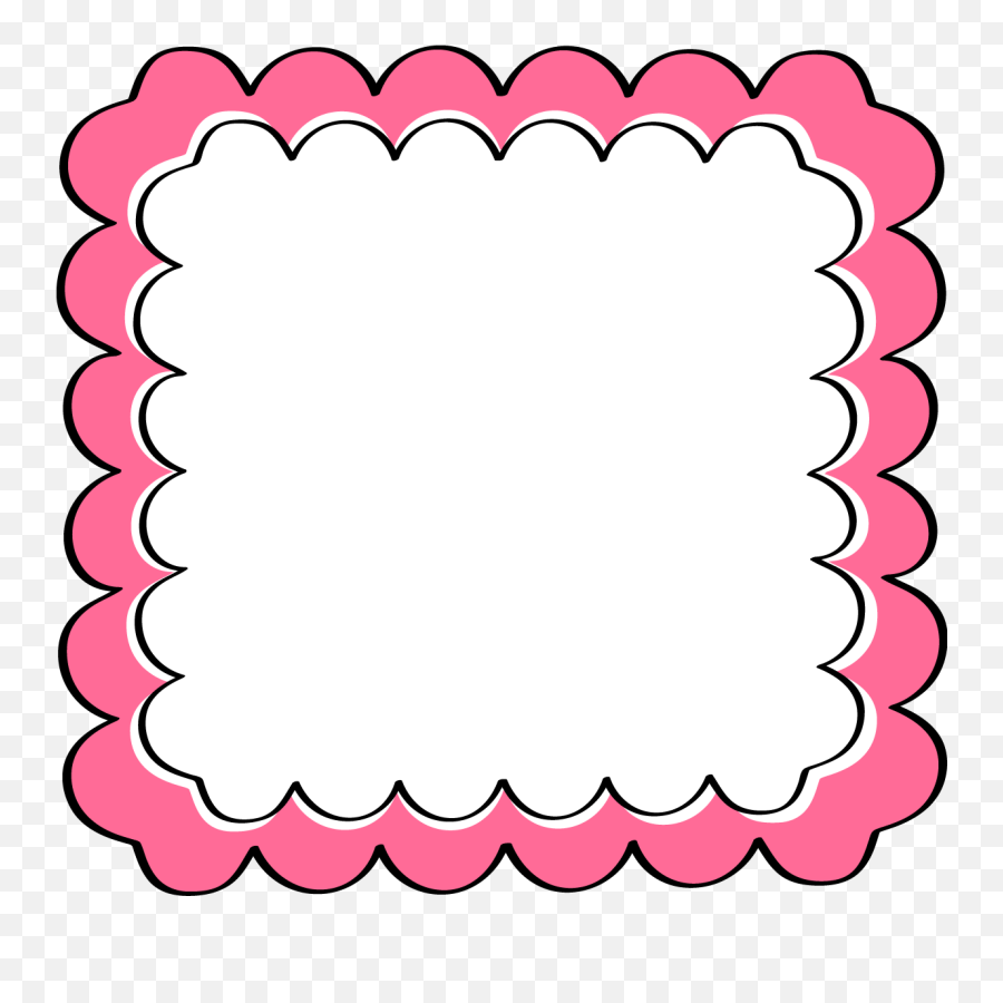 Fall Leaf Border Clipart Free - Black Pink Border Design Emoji,Fall Border Clipart