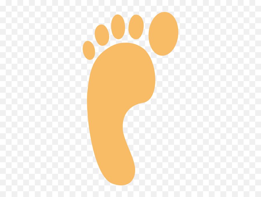 Footprint Clip Art At Clker - Sand Footprints Clipart Emoji,Footprints Clipart
