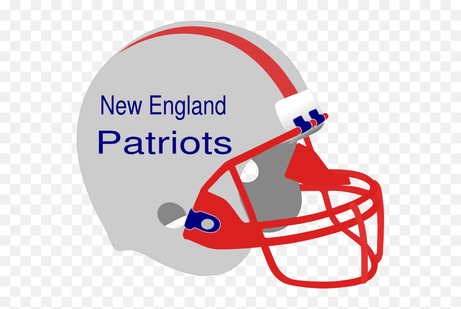 New England Patriots Helmet At Clkercom Vector Free Image - Png Helmet Drawing Football Emoji,New England Patriots Logo