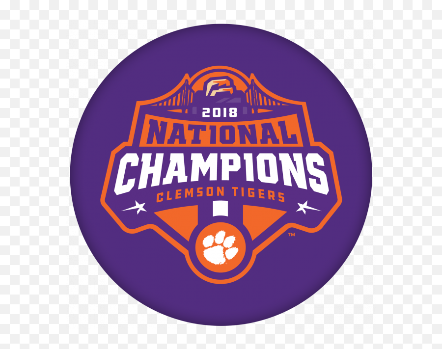 College Football Playoff Central U2013 Clemson Tigers Official - Clemson Natty Champs 2018 Emoji,Clemson Logo