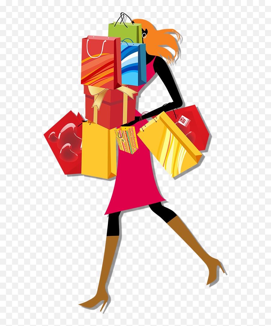Vector Library Library Bag Woman Clip Art Urban Women - Woman Cartoon Shopping Bag Emoji,Women Png