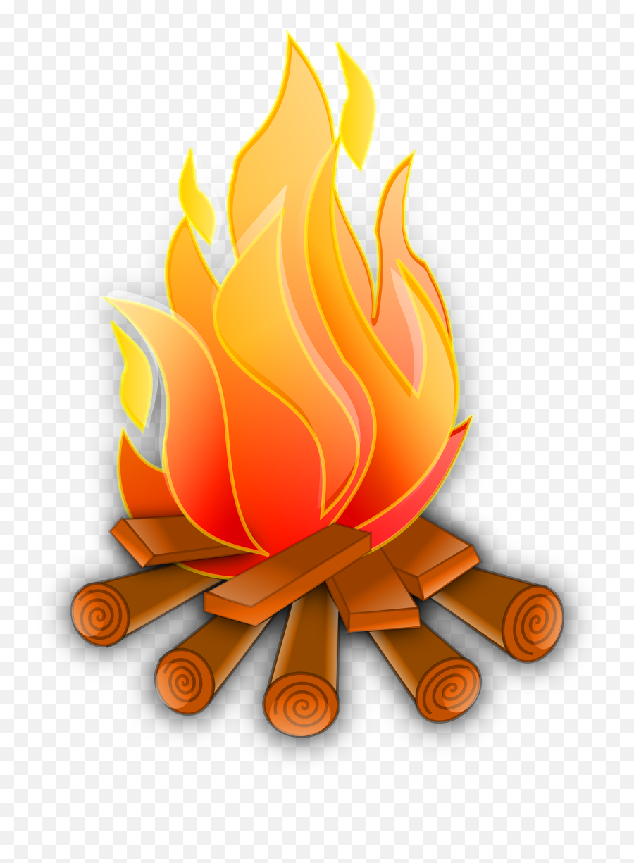 Campfire Clipart Transparent Png Image - Clipart Fire Emoji,Campfire Clipart