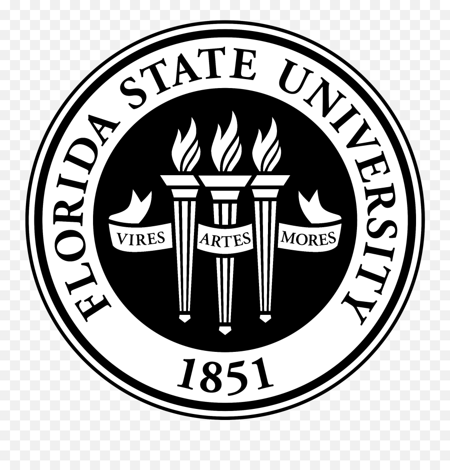 Florida State University Logo Png - Fsu Logo Black And White Transparent Emoji,Fsu Logo Vector
