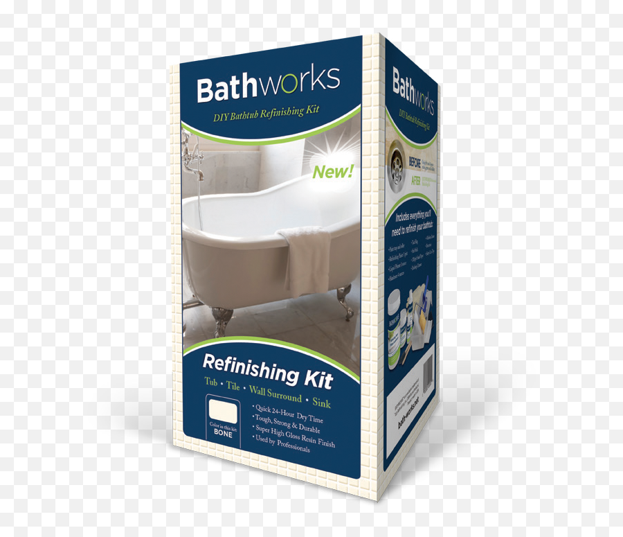 Bathtub Refinishing Kits By Bathworks - Premium Tub Tile Emoji,How To Make An Image Transparent In Paint.net