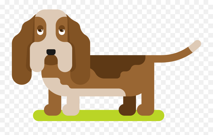 Basset Hound Dog Clipart Emoji,Basset Hound Clipart