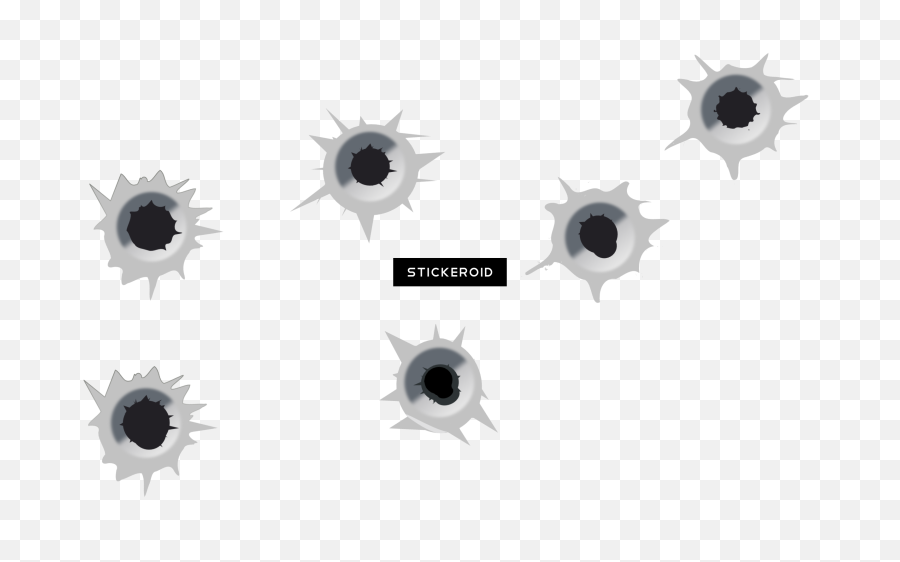 Download Bullet Shot Hole Holes - Bullet Holes Transparent Emoji,Bullet Hole Transparent