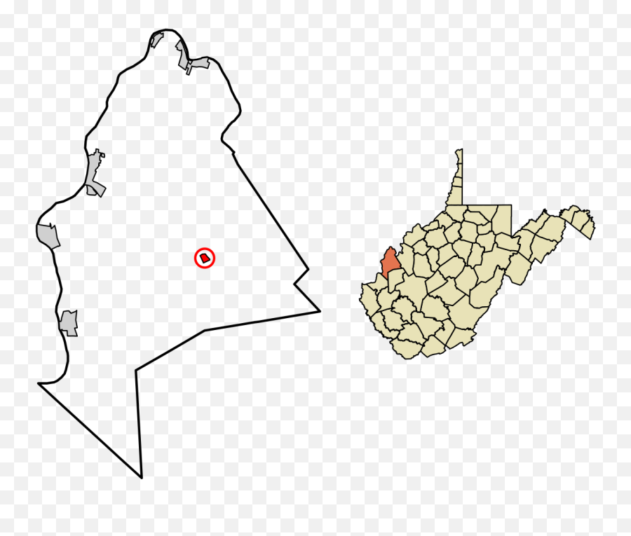Leon West Virginia - Bridgeport Wv On Map Transparent Emoji,West Virginia Clipart