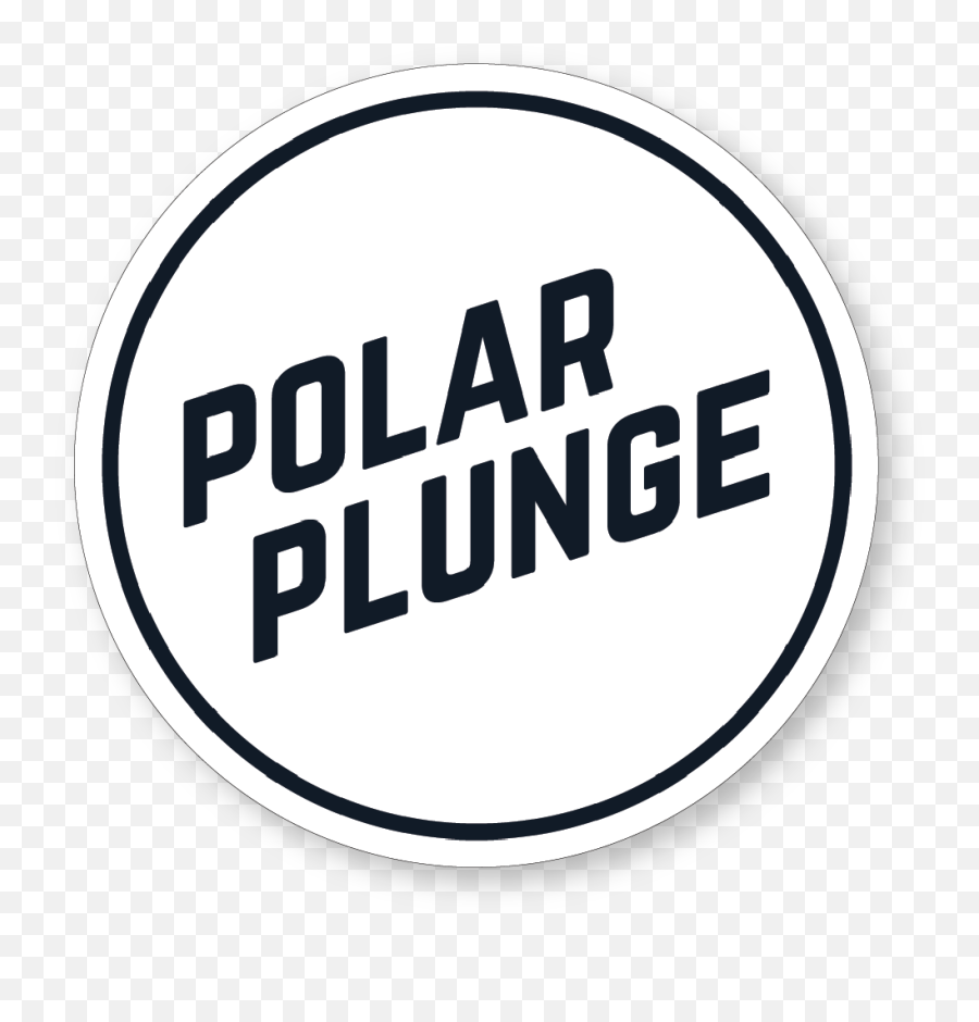 Polar Plunge Sticker White Emoji,Polar Logo