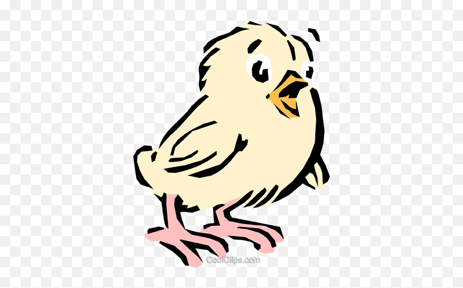 Cartoon Chick Royalty Free Vector Clip Art Illustration Emoji,Baby Chick Clipart
