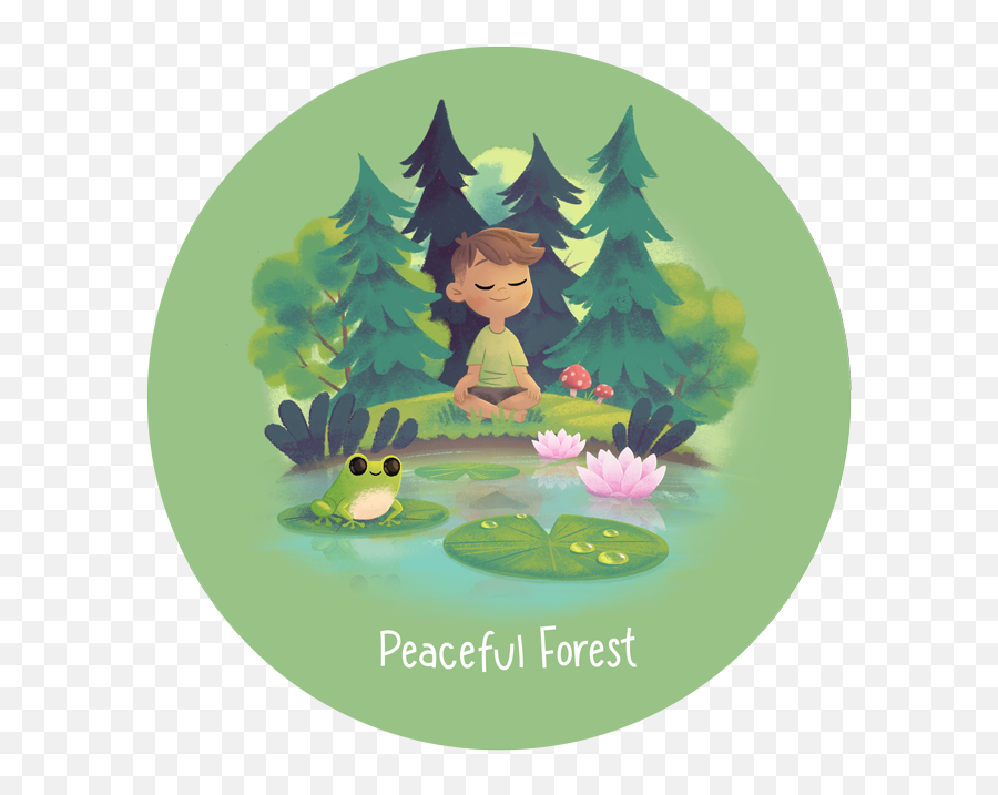 Peaceful Forest U2013 Calming Game For Kids Wonder Bunch - Fictional Character Emoji,Forest Png