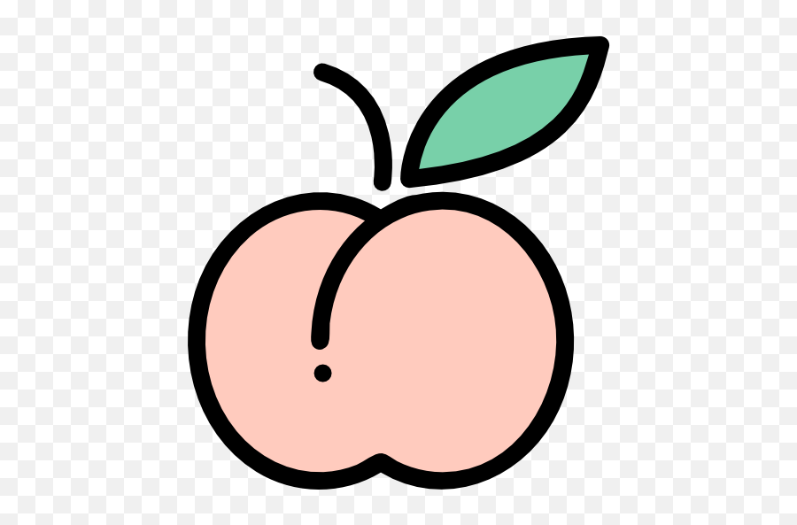 Peach - Small Cute Icons Png Emoji,Peach Png