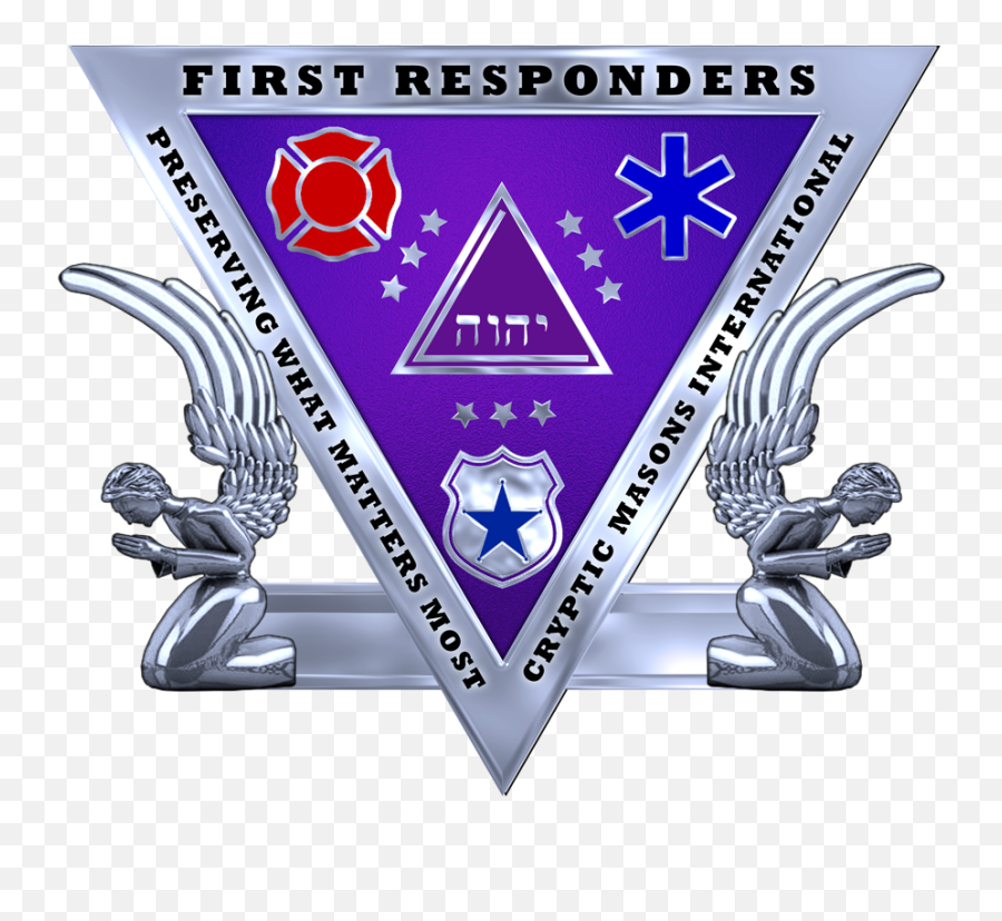 Introducing The First Responders Award - Cryptic Masons Reel Cinemas Emoji,Freemason Logo