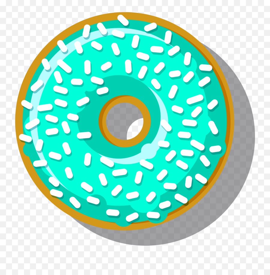Doughnut Clipart Cute Circle Border - Transparent Background Donut Clipart Cute Emoji,Donut Clipart