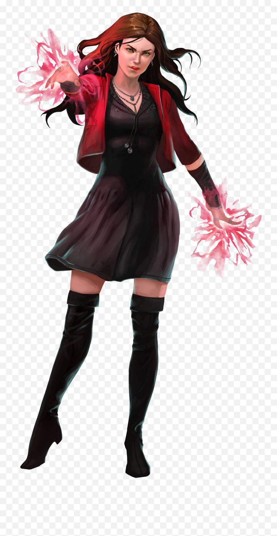 Scarlet Witch Png Clipart Hq Png Image - Comic Wanda Png Emoji,Witch Png