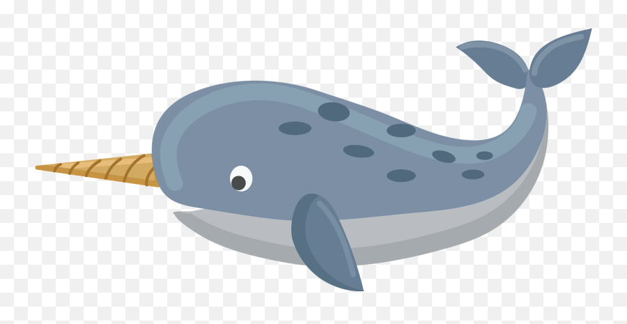Narwhal Clipart - Cetaceans Emoji,Narwhal Clipart