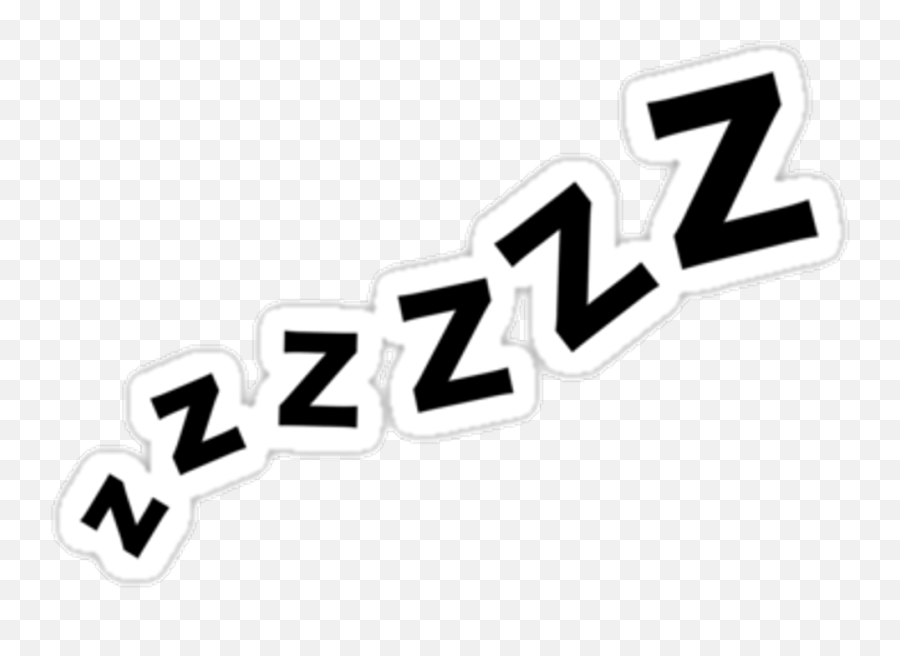 Sleep Clipart Zzz - Png Download Full Size Clipart Sleeping Silhouette Emoji,Sleep Clipart