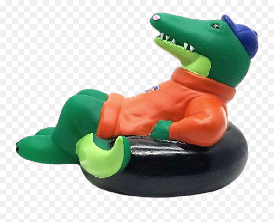 University Of Florida - Gators Albert The Alligator Premium Bath Toy Collectible Soft Emoji,Uf Gator Logo
