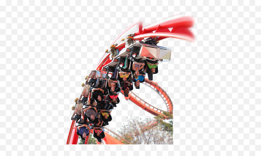 Roller Coaster - Theme Park Transparent Background Png Theme Park No Background Emoji,Roller Coaster Transparent