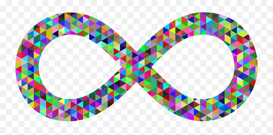 Triangular Infinity Symbol - Infinity Symbol Colorful Png Infinity Symbol Gif Colorful Emoji,Triangular Clipart