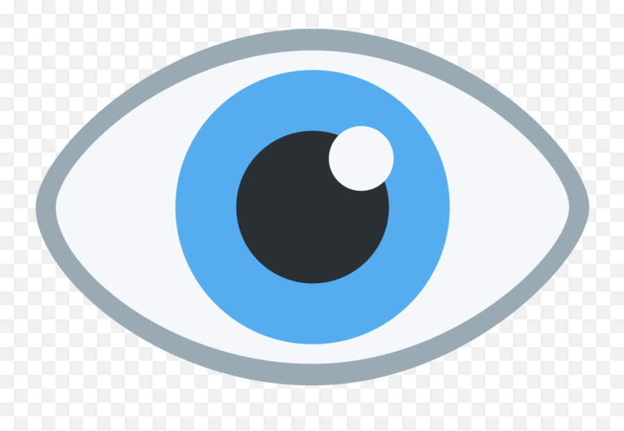 Eye Emoji - Eye Emoji Twitter,Eyes Emoji Png