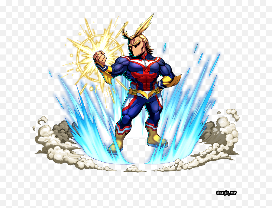 Please Share - Brave Frontier My Hero Academia Full Size All Might In Brave Frontier Emoji,My Hero Academia Png