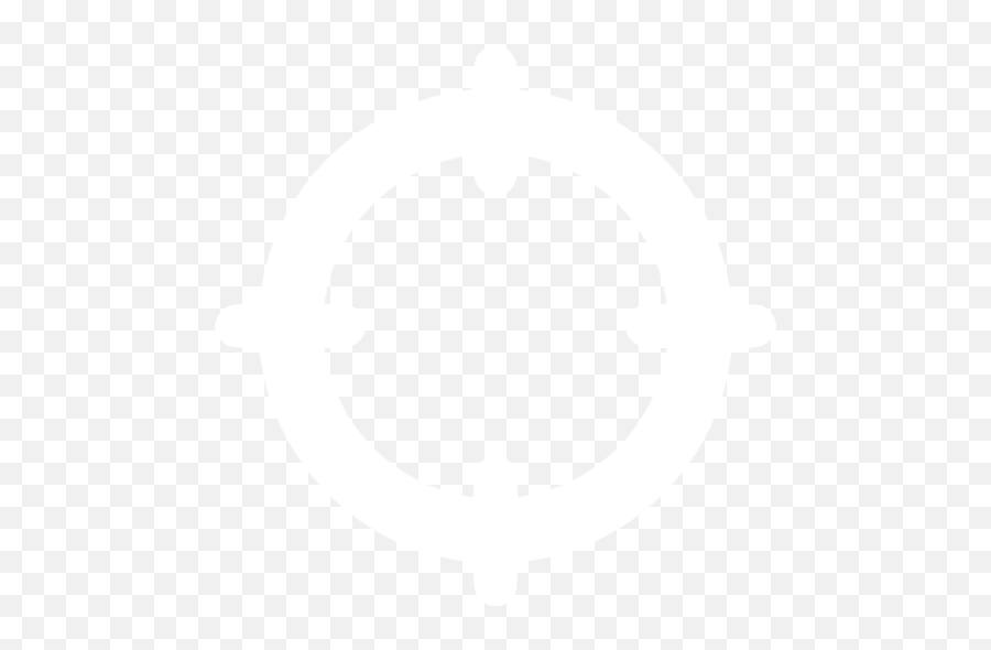 White Define Location Icon - Transparent Background Compass Icon White Png Emoji,Location Icon Transparent