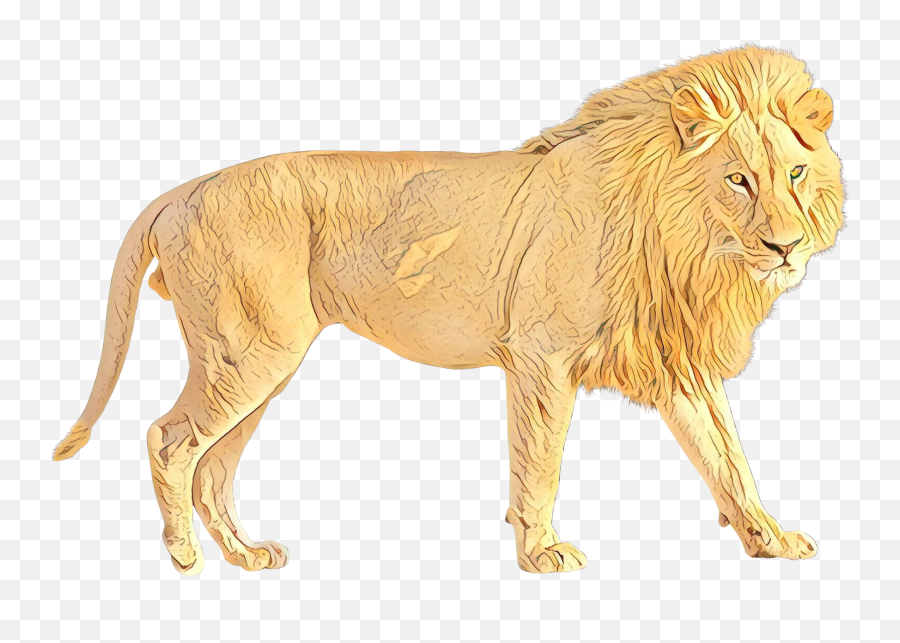 Free Transparent Lion Png Download - Walking Lion Png Emoji,Lion Transparent Background