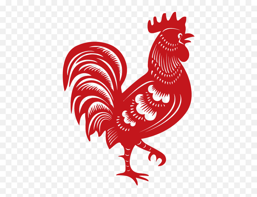 The Rooster - Chinese New Year Rooster Clipart Emoji,Rooster Png