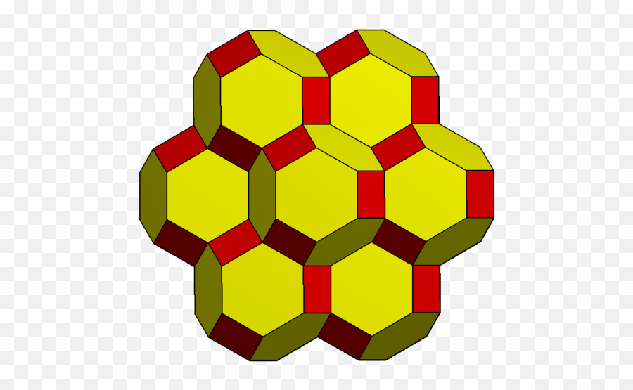 Filebitruncated Cubic Honeycomb Ortho2png - Wikipedia For Soccer Emoji,Honeycomb Pattern Png