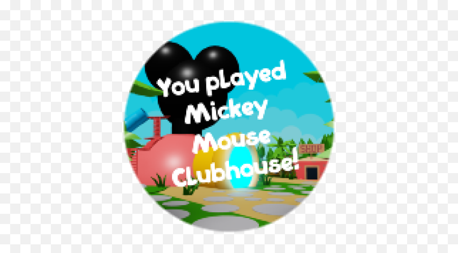 You Played Mickey Mouse Clubhouse - Roblox Love Emoji,Mickey Mouse Clubhouse Logo