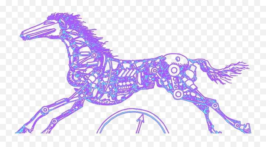 Purple Horse Running Svg Clip Arts - Horse Emoji,Running Horse Clipart