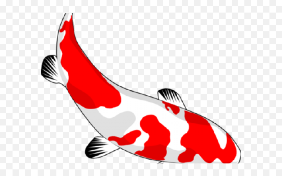 Koi Fish Clipart Devil - Japanese Koi Fish Clipart Png Koi Fish Clipart Png Emoji,Fish Clipart Black And White