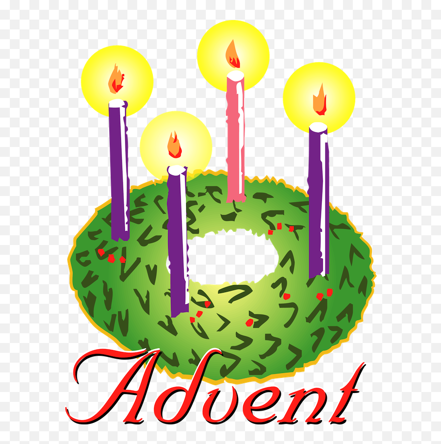 Clipart Of The Religious Advent - Clipart Advent Wreath Emoji,Religious Christmas Clipart