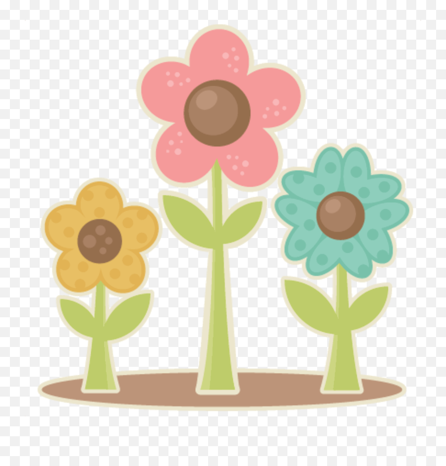 Easter Digital Flower Clipart - Clipart Digital Flower Clipart Emoji,Scrapbook Clipart