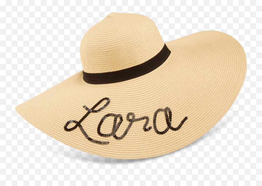 Lily U0026 Bean Floppy Any Quote Hat With Silk Band Emoji,Straw Hat Png
