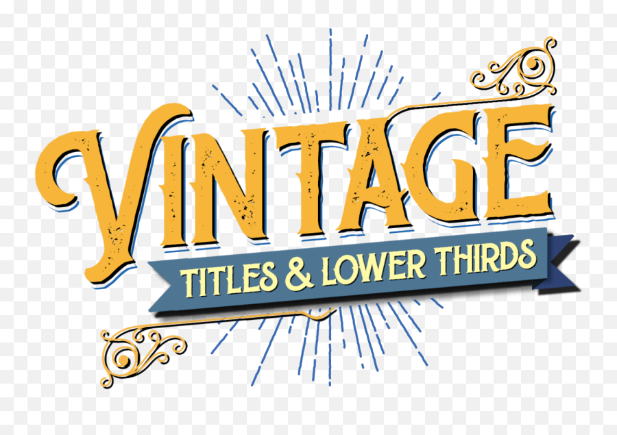 Vintage Titles U0026 Lower Thirds Emoji,Lower Third Transparent