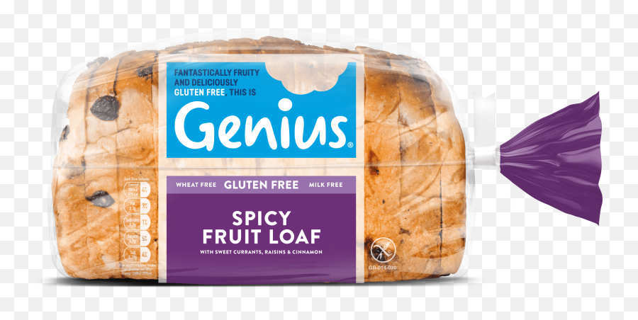 Genius Spicy Fruit Loaf - Gluten Free Emoji,Bread Slice Png