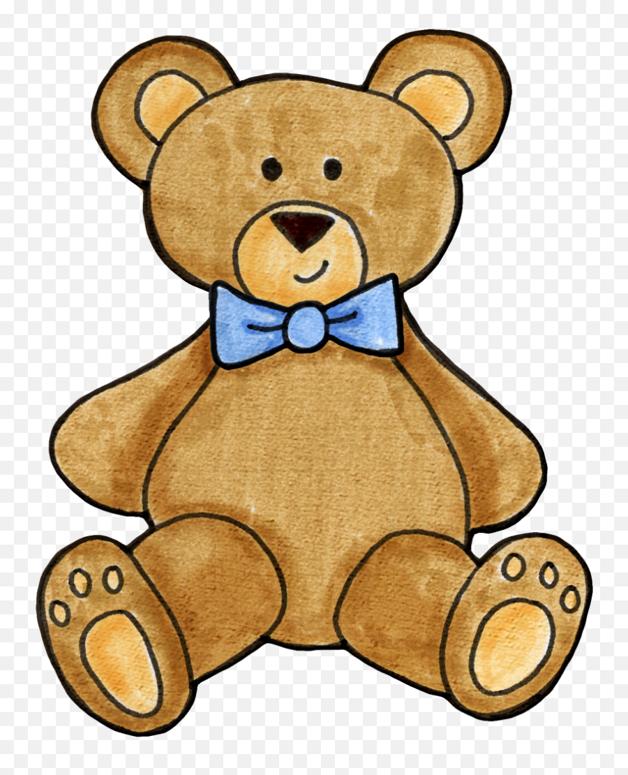 Teddy Bear Clipart Boy Bear Illustration Crewel Embroidery Emoji,Baby Shower Boy Clipart