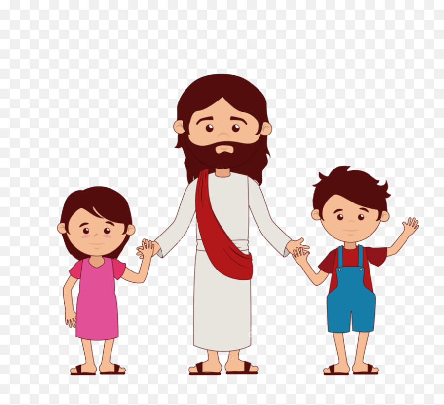 Jesus Holding Hands Clipart - Feel My Saviors Love Emoji,Holding Hands Clipart