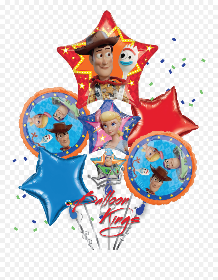Toy Story 4 Bouquet - Balloon Emoji,Toy Story 4 Logo