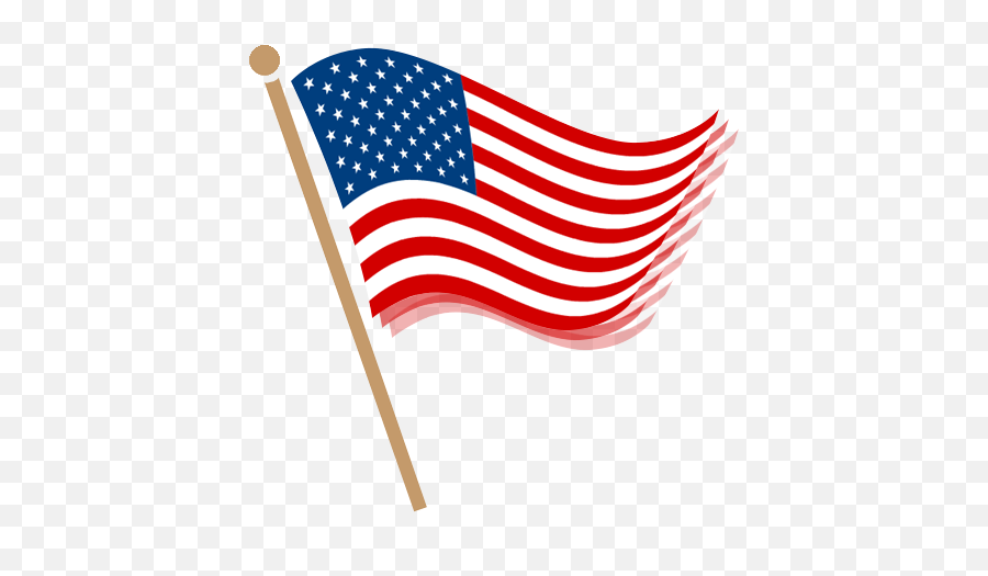 Us Flag Clipart - American Flag Clip Art Emoji,Flag Clipart