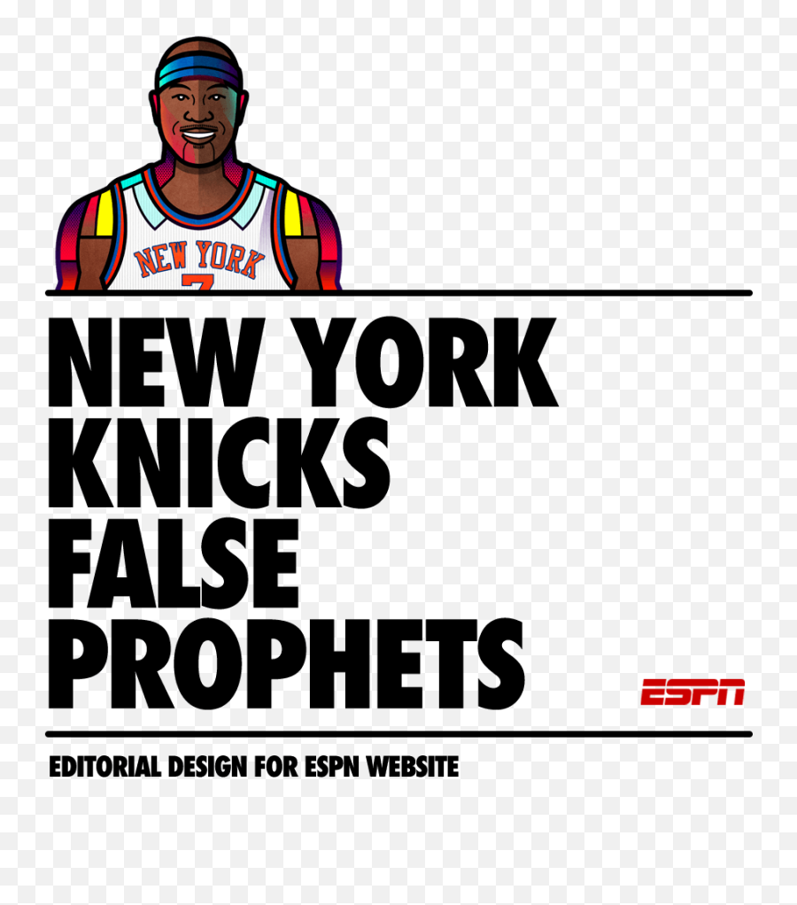 Espn U2022 New York Knicks On Behance - For Basketball Emoji,New York Knicks Logo