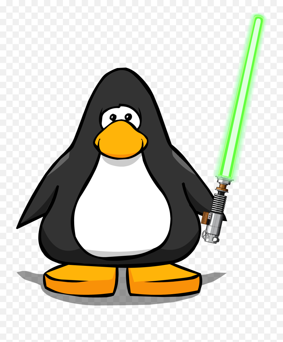 Lightsaber - Club Penguin Black Penguin Emoji,Lightsaber Clipart