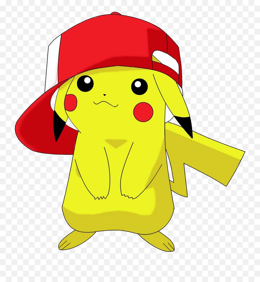 Pikachu With Hat Clipart Transparent - Clipart World Transparent Pikachu Emoji,Hat Clipart
