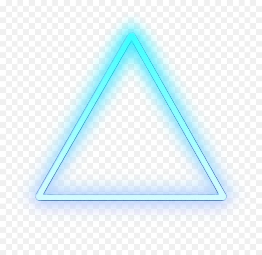 Free Triangle Glow Light Effect Png Image - Getintopik Double Colour Neon Triangle Png Emoji,Light Effect Png