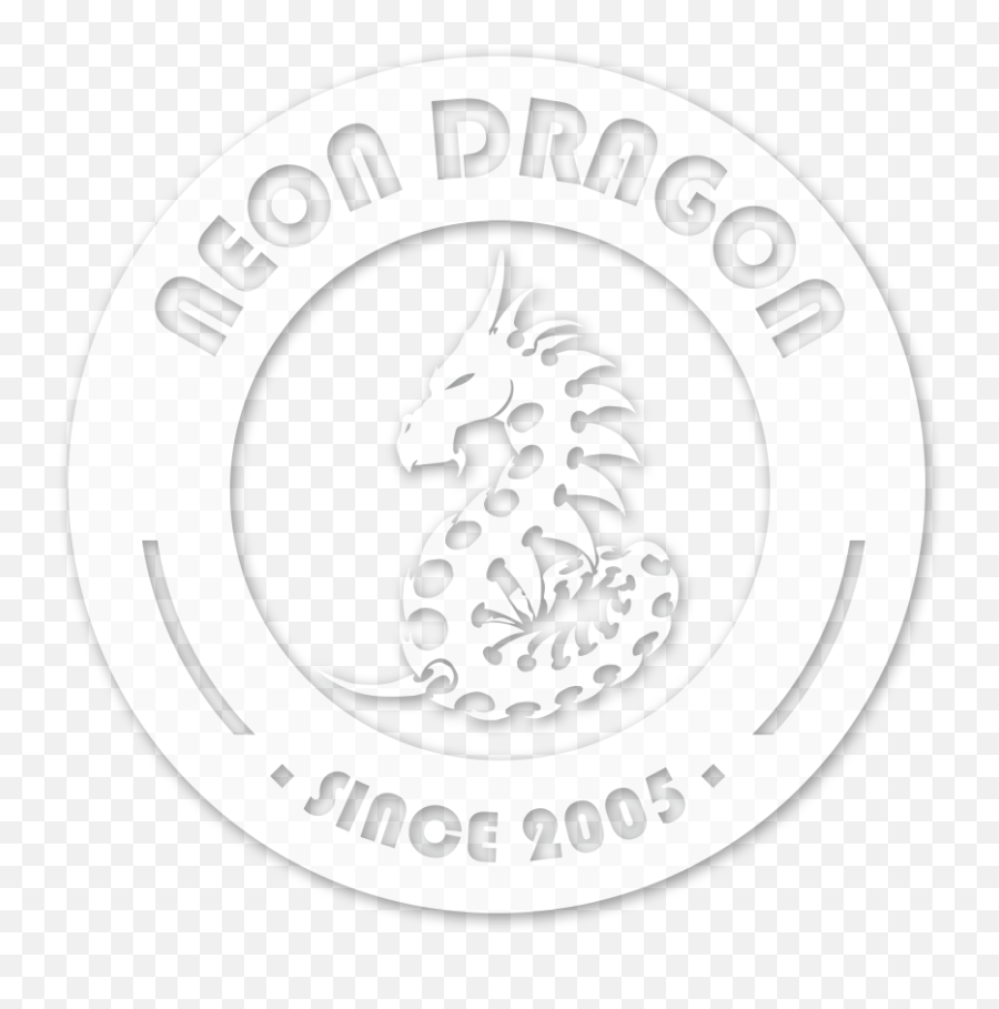 Neon Dragon Tattoo - Language Emoji,Tattoo Logo