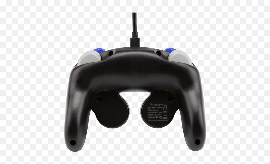 Wired Controller For Nintendo Switch - Gamecube Style Black Powera Gamecube Controller Back Emoji,Gamecube Png