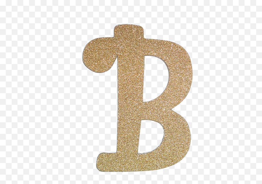 Diamond Letter B - 35 Gold 1 Pc Pkg Solid Emoji,Letter B Png