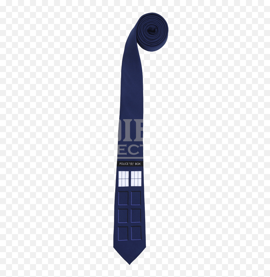 Download Hd Doctor Who Tardis Skinny Tie Transparent Png - Solid Emoji,Tardis Png